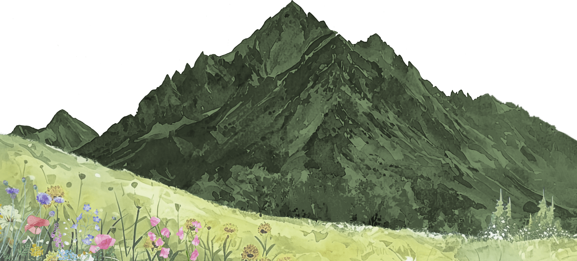 山のイラスト